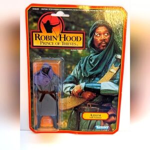 Vintage Robin Hood Prince Of Thieves. Azeem With Scimitar. Kenner 1991. NEW MOC!